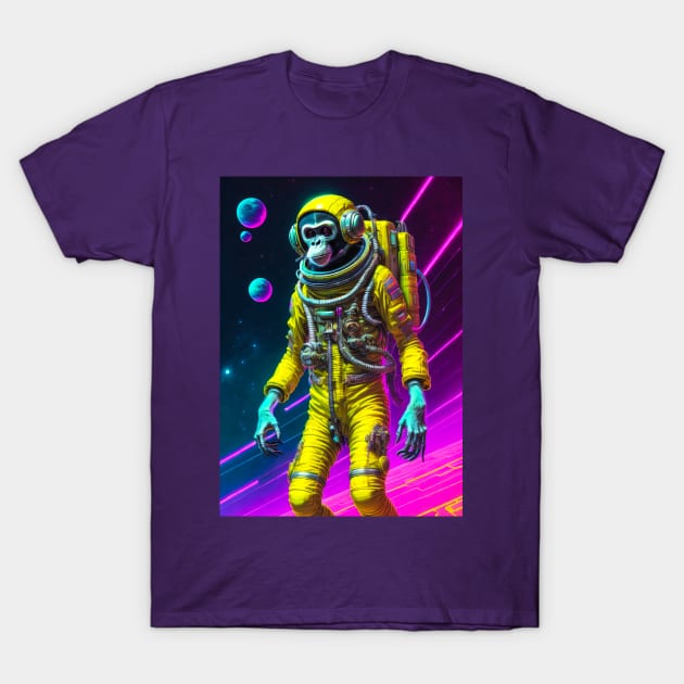 Space Ape T-Shirt by DeathAnarchy